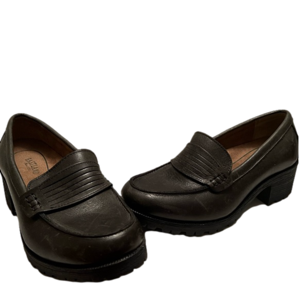 Eastland Dark Brown Leather Penny Loafers